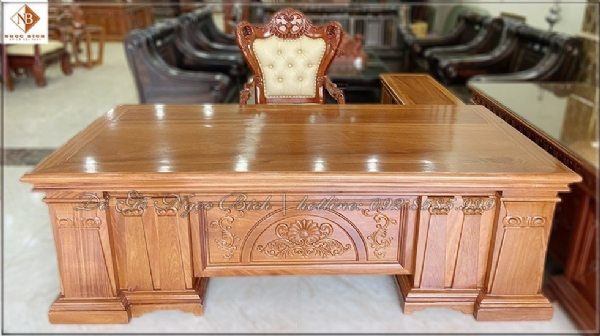 Bàn làm việc lãnh đạo Italy cổ điển sang trọng