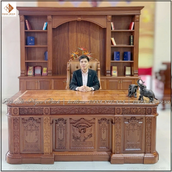 Bàn lãnh đạo phong cách tân cổ điển sang trọng