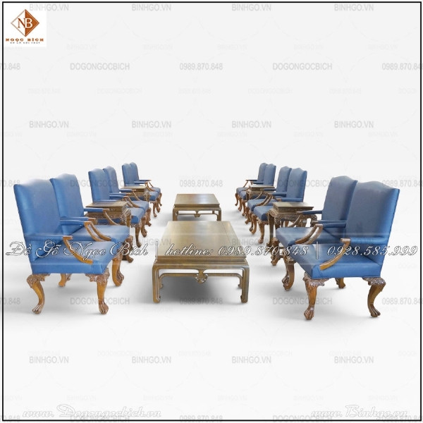 Bộ Bàn Ghế Phòng Khánh Tiết Gỗ Tự Nhiên Nâng Tầm Không Gian Tiếp Đón VIP