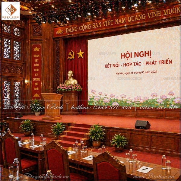 Bục Phát Biểu Gỗ Tự Nhiên Hội Trường