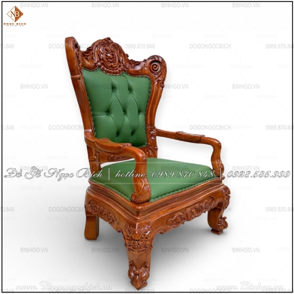 Ghế Chủ Tịch bọc da xanh lá lựa chọn của giới lãnh đạo thành đạt