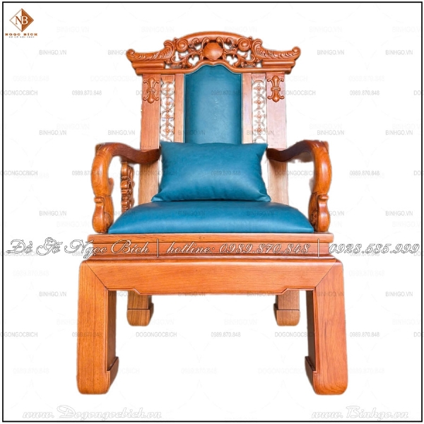 Ghế Chủ Tọa Gỗ Gõ Đỏ Hợp Phong Thủy Phòng Làm Việc