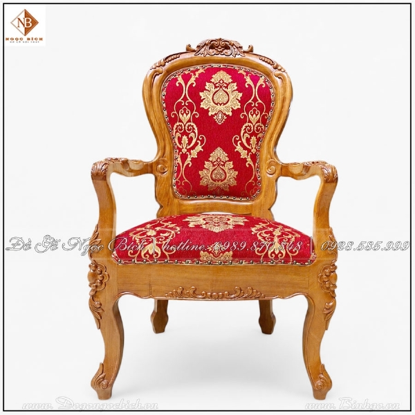 Ghế Lãnh Đạo Nữ Bọc Vải Đỏ 