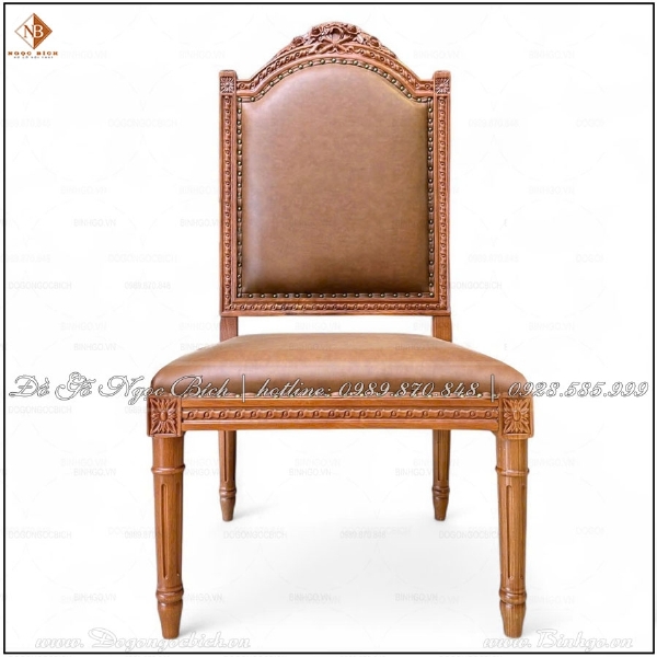 Ghế họp tân cổ điển gỗ tự nhiên