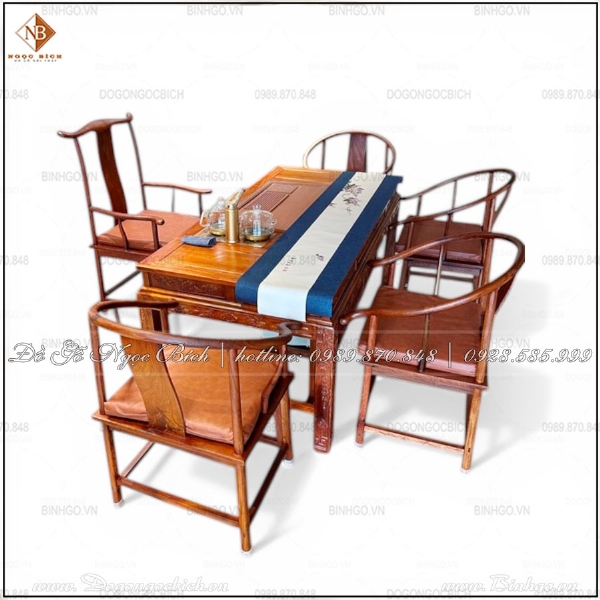 Bộ Bàn Trà Gỗ Hương Đẹp Nhất 2026