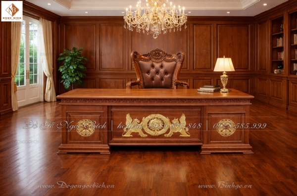 Lãnh đạo cấp tỉnh, cấp bộ nên chọn bàn giám đốc phong cách nào? 