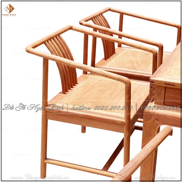 Bộ Bàn Trà Gỗ Tự Nhiên Phong Cách Hiện Đại