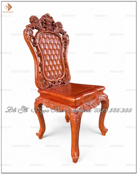  Ghế ăn tân cổ điển gỗ Gõ Đỏ