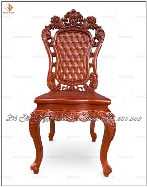  Ghế ăn tân cổ điển gỗ Gõ Đỏ