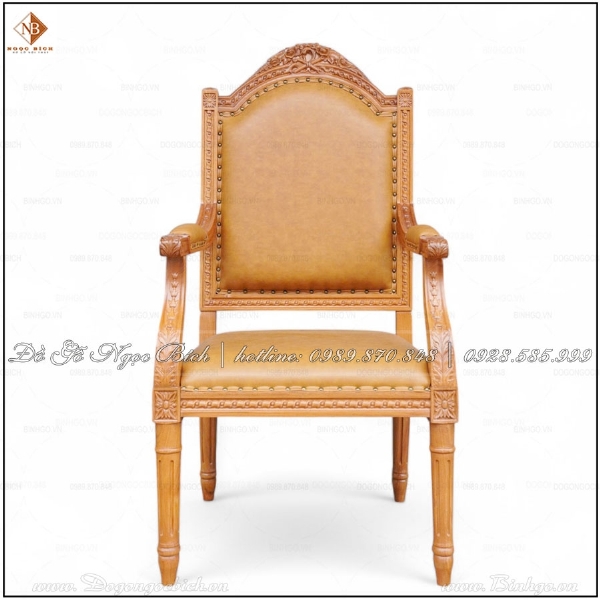 ghe_lam_viec_go_tu_nhien_boc_ni_do Ghế Giám Đốc Tân Cổ Điển Gỗ Tự Nhiên 2026