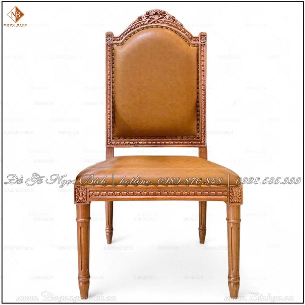 Ghế họp tân cổ điển gỗ tự nhiên