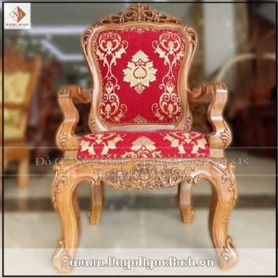 Ghế làm việc gỗ tự nhiên đẹp tân cổ điển