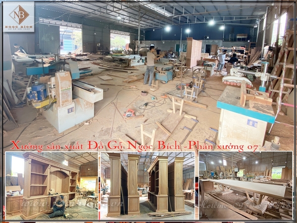 xưởng sản xuất nội thất văn phòng gỗ tự nhiên uy tín tại Hà Nội