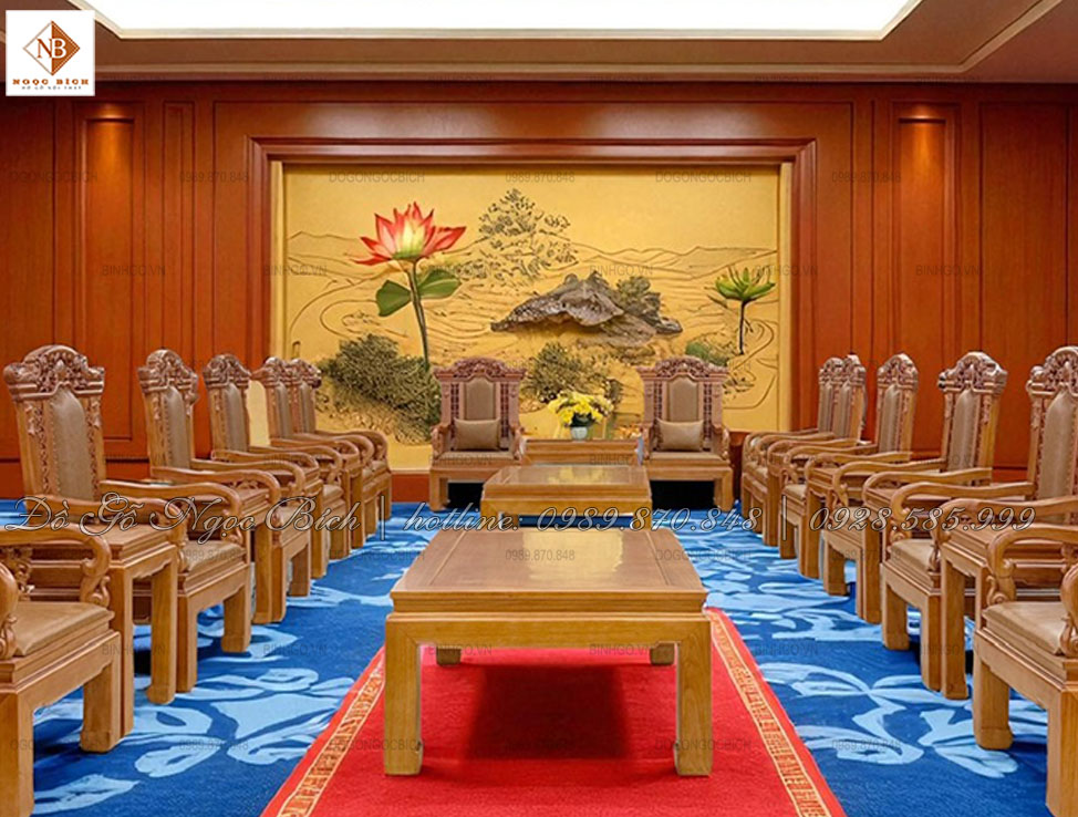Thiết kế phòng họp khánh tiết cao cấp năm 2025