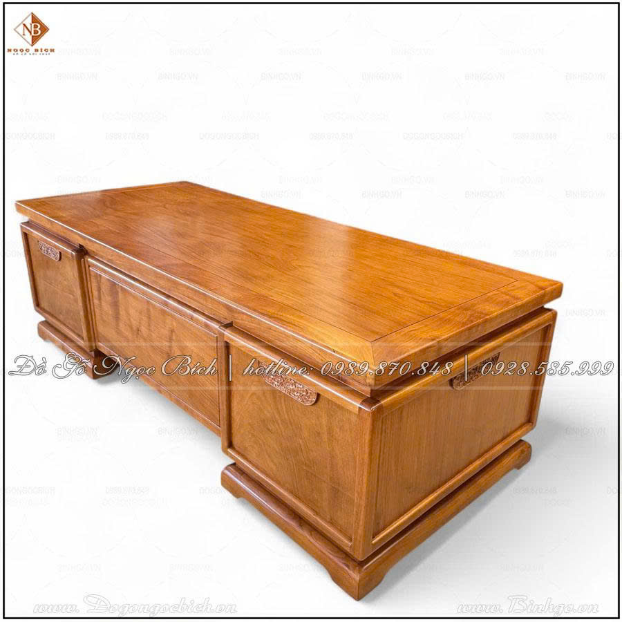 Bộ Bàn làm việc Hiện Đại cao cấp dài 2m55