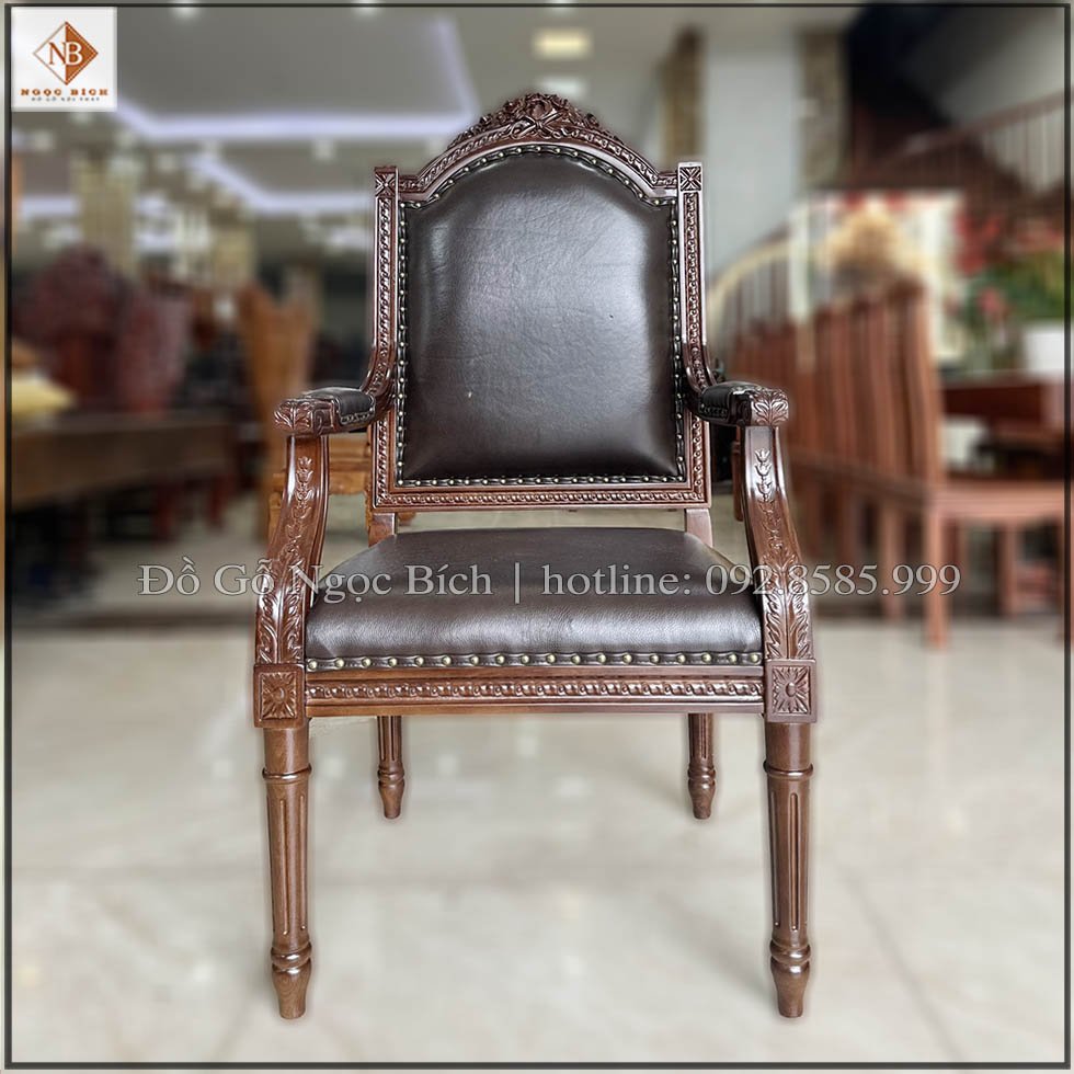 Ghế Giám Đốc bọc da thật
