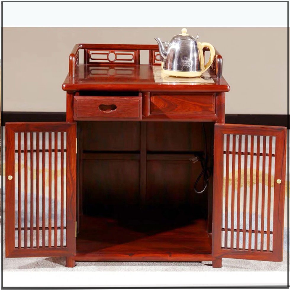 Tủ nhỏ đặt cạnh bộ bàn ghế vừa để trang trí . vừa đựng được nhiều đồ 
