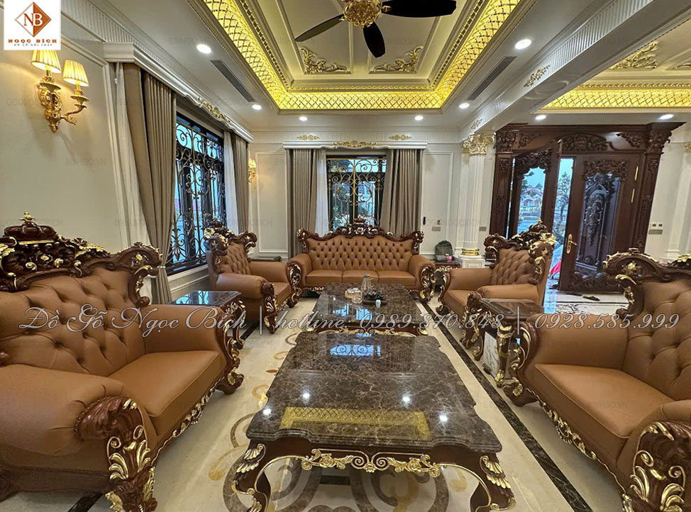 Bộ bàn ghế Hoàng Gia sang trọng vượt thời gian