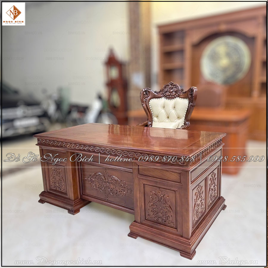 Bộ bàn ghế giúp không gian làm việc ấm áp , gần gũi