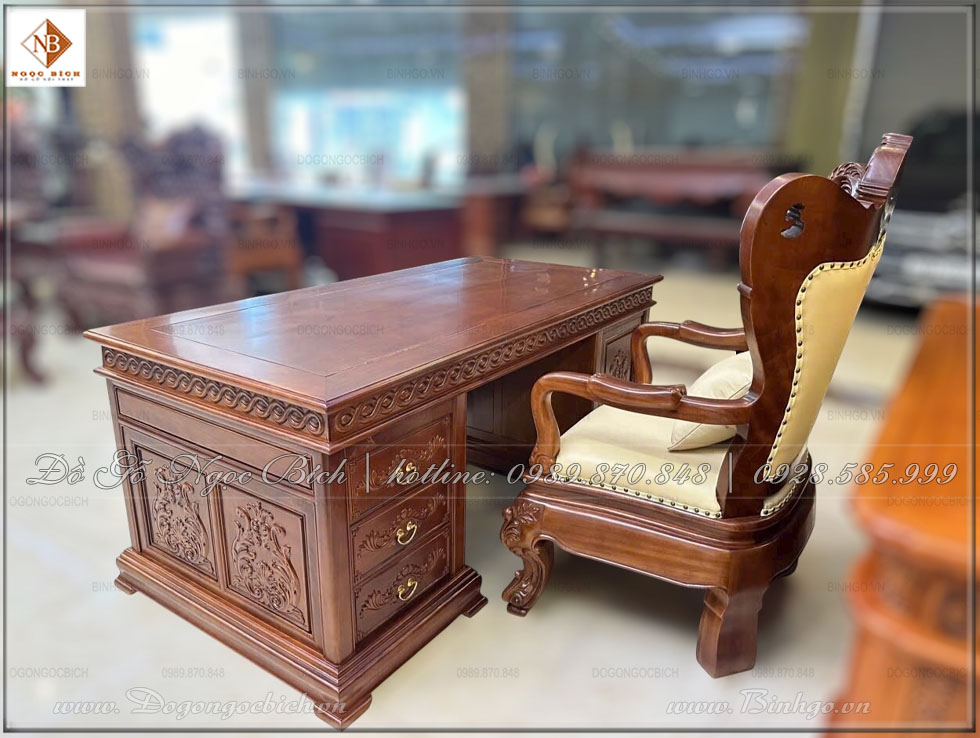 Ghế được thiết kế bề thế , uy nghiêm nhưng vẫ giữ được thoải mái