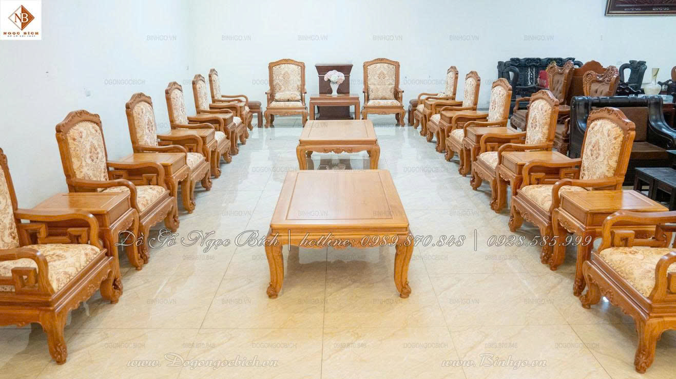 Bộ bàn ghế phòng khánh tiết sang trọng
